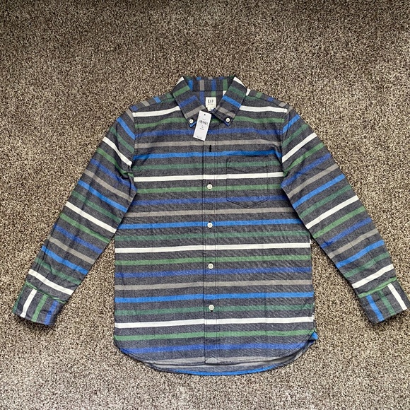 GAP Other - GAP Boys LS Flannel Button Down Shirt L